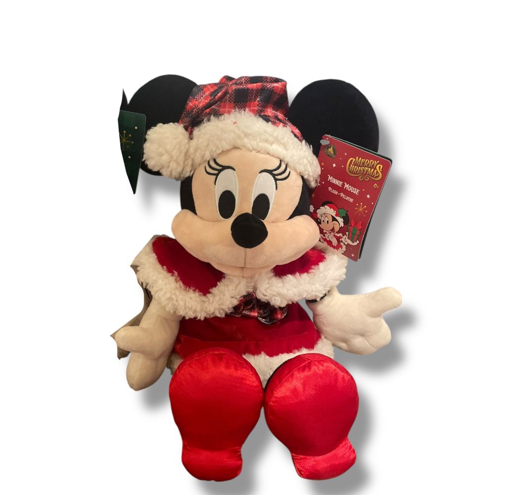Disney peluche Minnie Noël Disneyland Paris