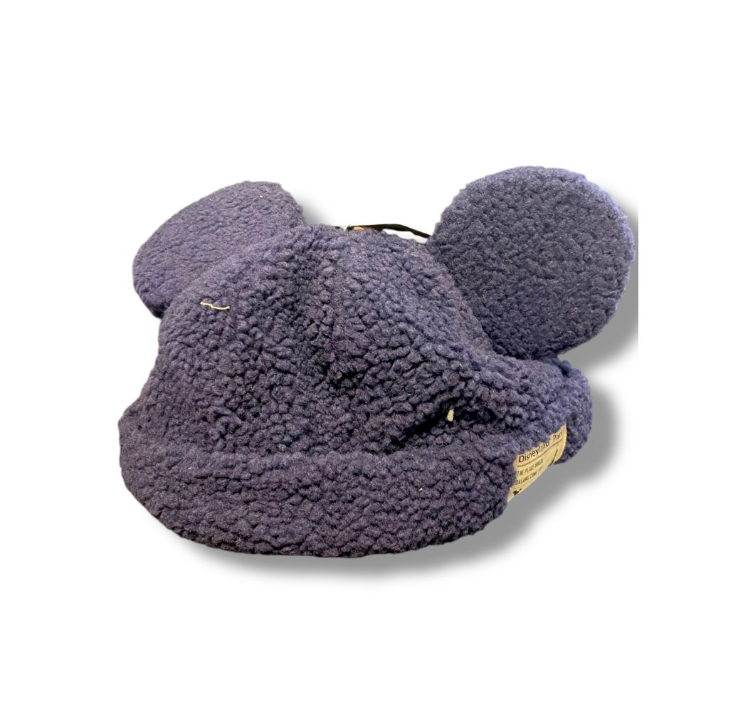 Disney Bonnet Sherpa Bleu Oreille Mickey  Disneyland Paris