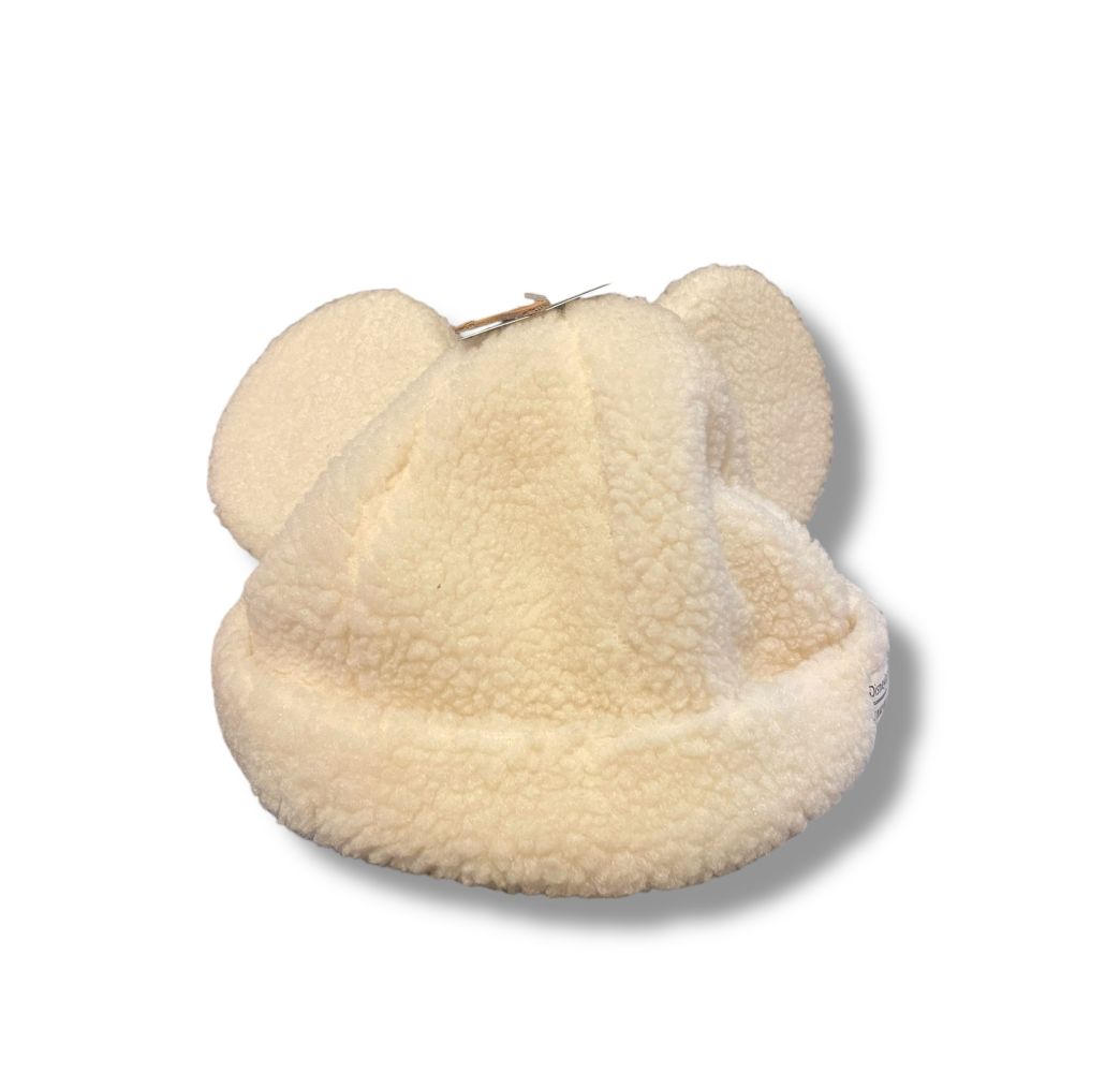 Disney Bonnet Sherpa Blanc Oreille Mickey  Disneyland Paris