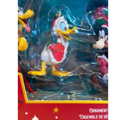 Disney ensemble de 6 ornements Mickey Noël Disneyland Paris