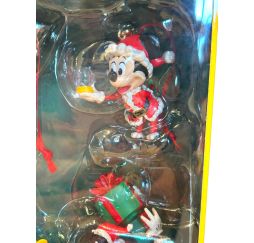 Disney ensemble de 6 ornements Mickey Noël Disneyland Paris