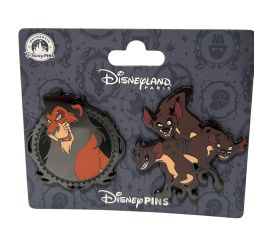Set pins oe Scar, Shenzi, Banzai & Ed Disneyland Paris