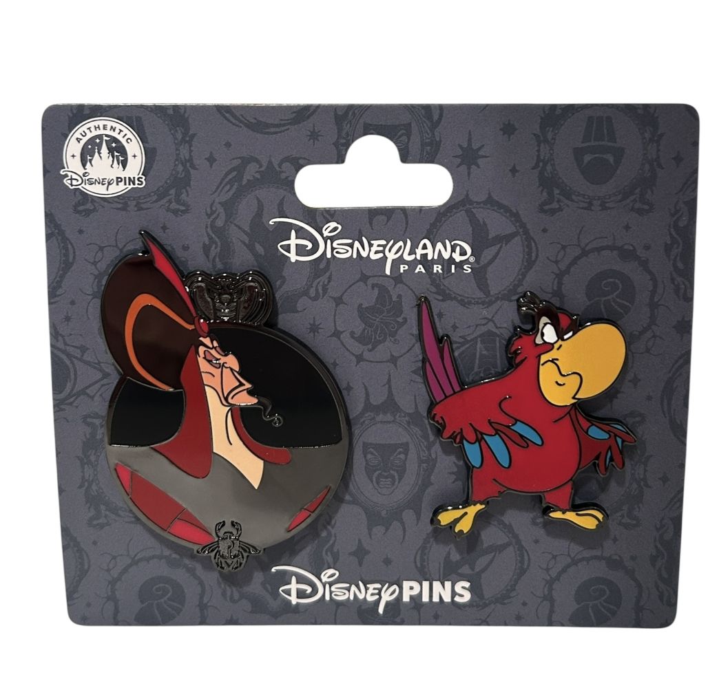 Set pins oe Jafar & Iago Disneyland Paris