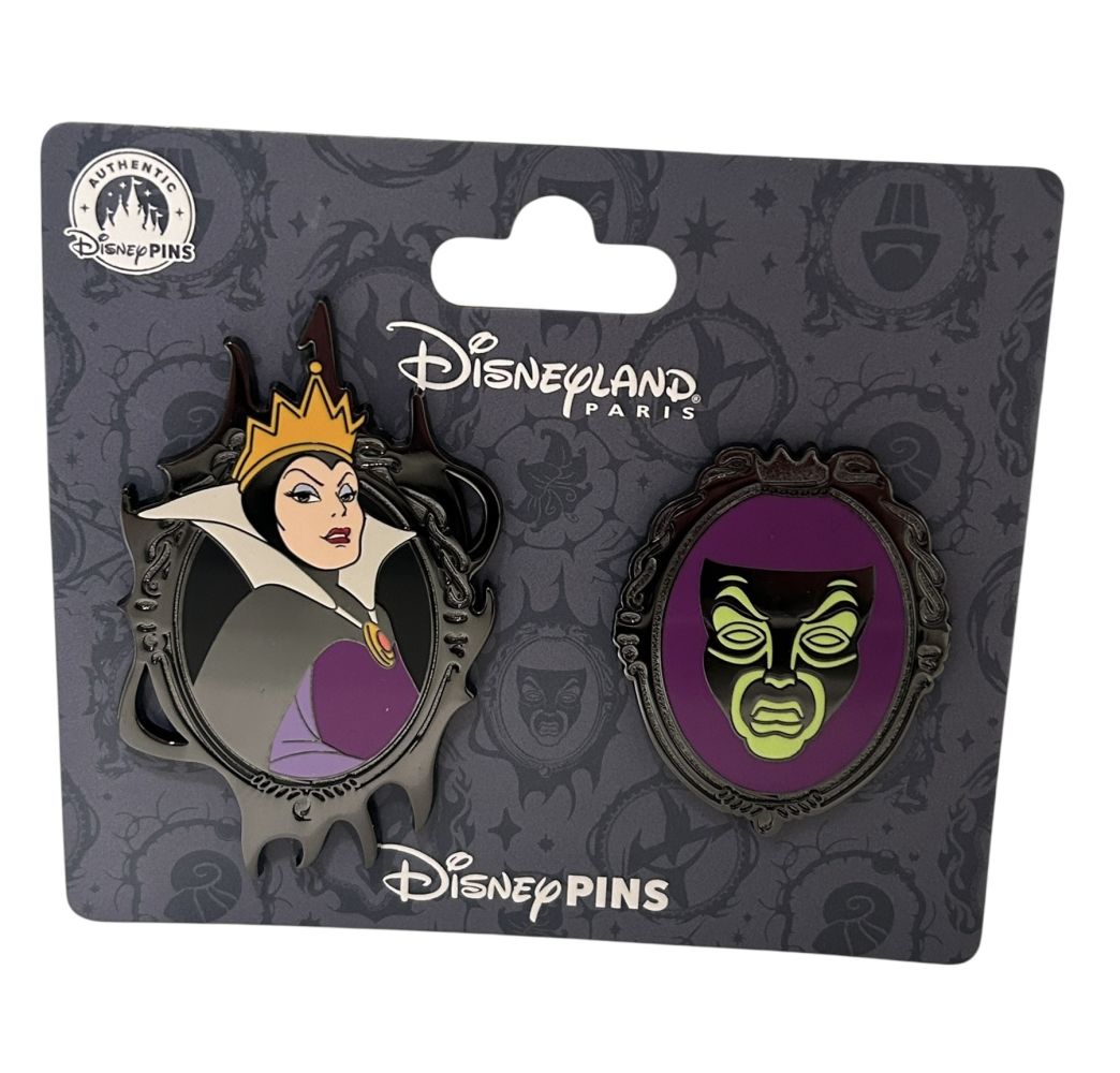 Set pins oe Méchante Reine & Miroir Magique  Disneyland Paris