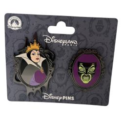 Set pins oe Méchante Reine & Miroir Magique  Disneyland Paris