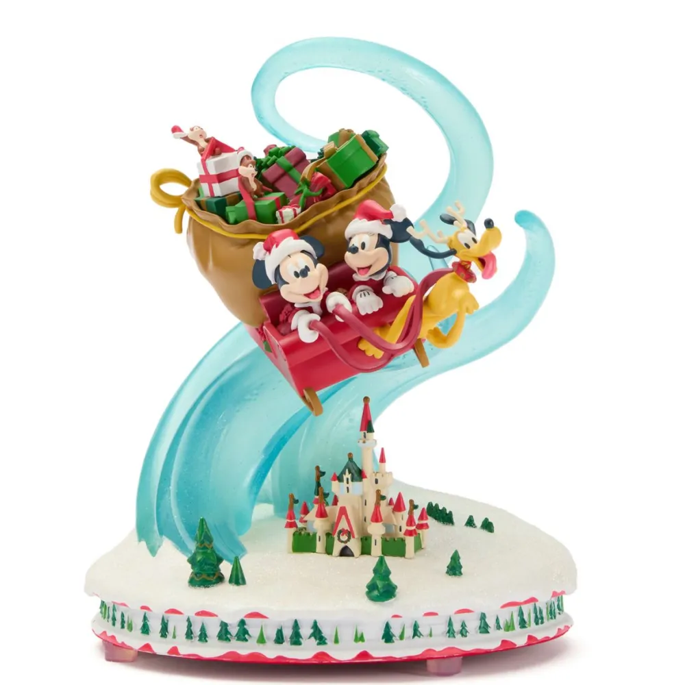Mickey & Friends glowing and musical sleigh figurine – Disneyland Paris Christmas