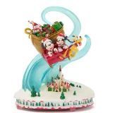 Mickey & Freunde leuchtende und musikalische Schlittenfigur – Weihnachten Disneyland Paris