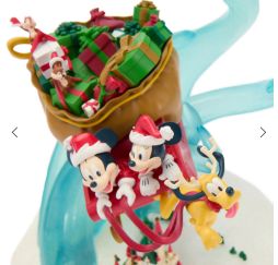 Disney Figurine  lumineuse et musicale  de Mickey et ses amis en Père Noel