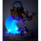 Figura de Mickey y amigos trineo luminoso y musical – Navidad Disneyland Paris