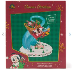 Disney Figurine  lumineuse et musicale  de Mickey et ses amis en Père Noel