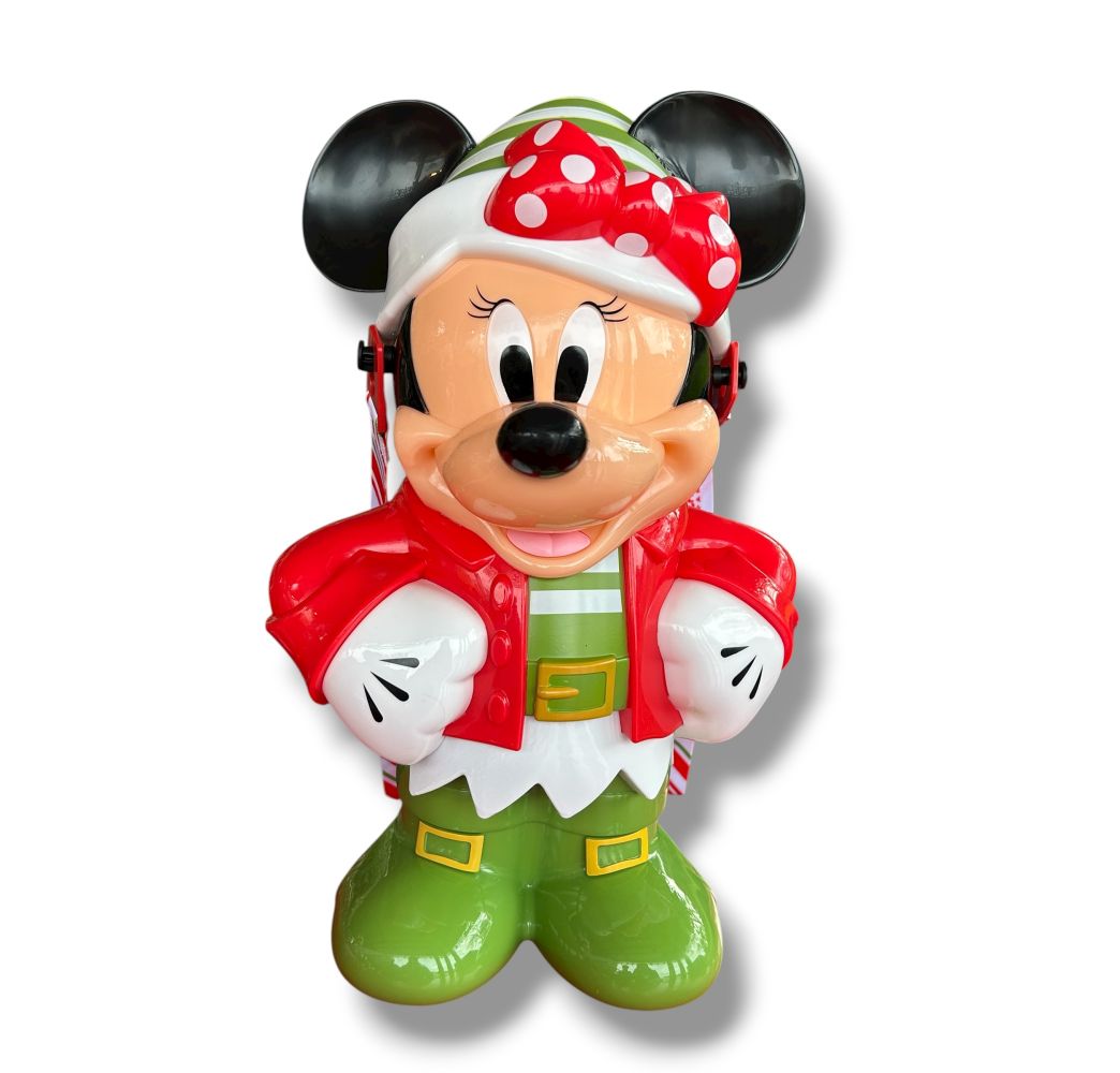 🎄 Seau à Popcorn Minnie  Noël – Disneyland Paris (Neuf) 🎁