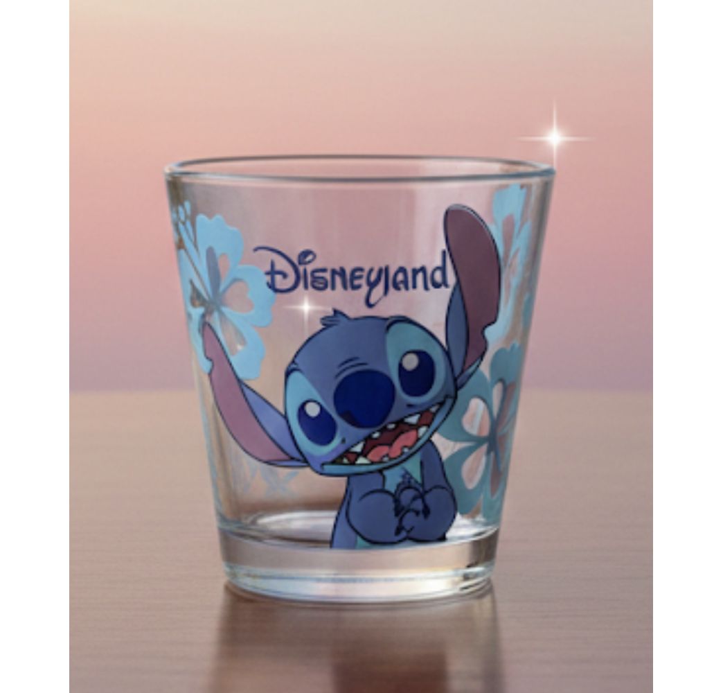 Disney verre bas Portait Stitch  Disneyland Paris