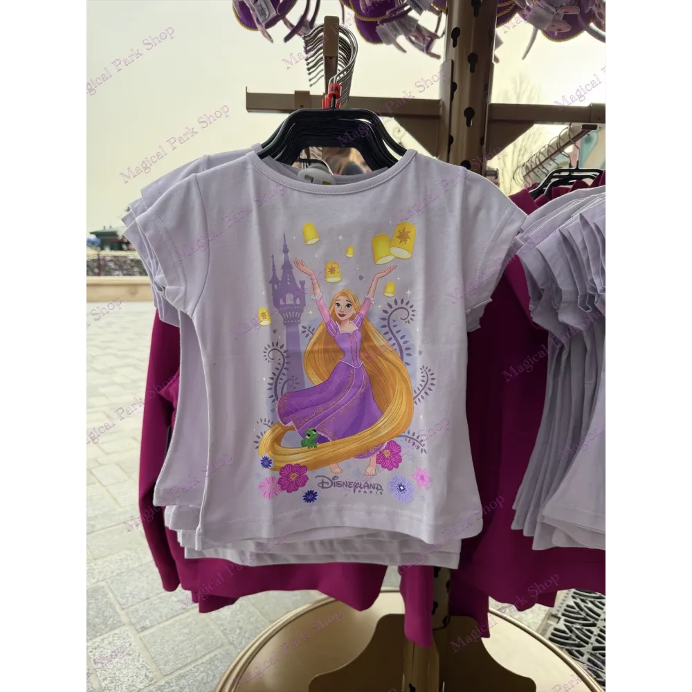 Camiseta de manga corta Rapunzel