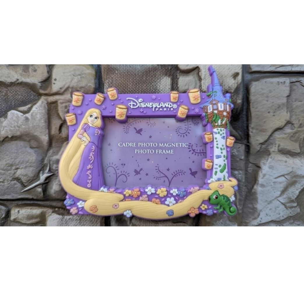 Disney Cadre Photo Magnetic Raiponce Disneyland Paris