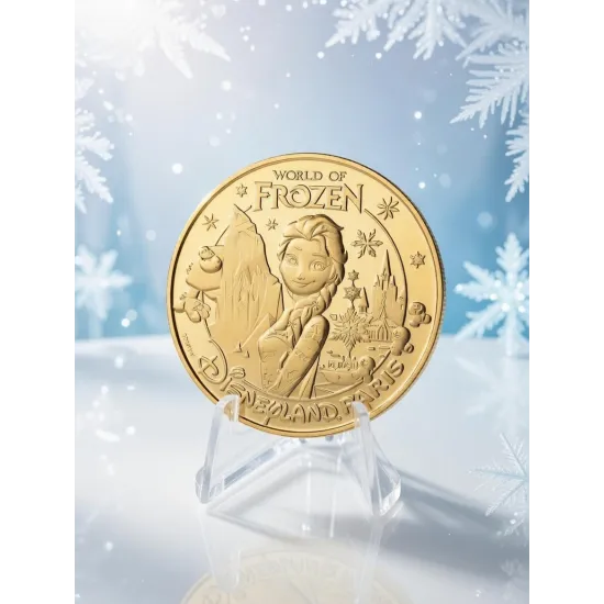 Disney French Coin World of Frozen Disneyland Paris
