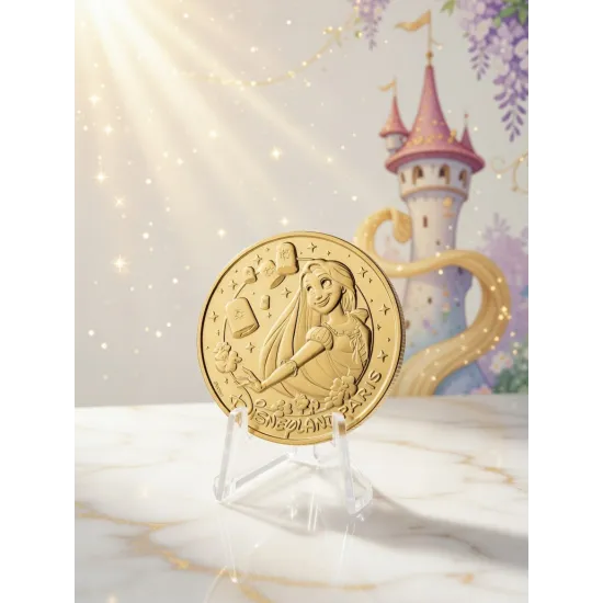 Disney French Coin Piece Rapunzel Disneyland Paris