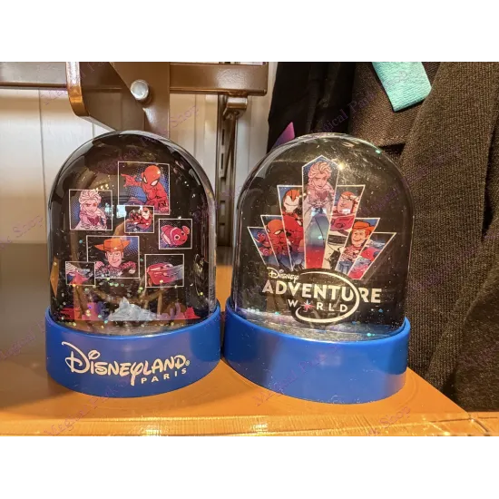 BOULE A NEIGE SOUVENIRS ADVENTURE WORLD DISNEYLAND PARIS