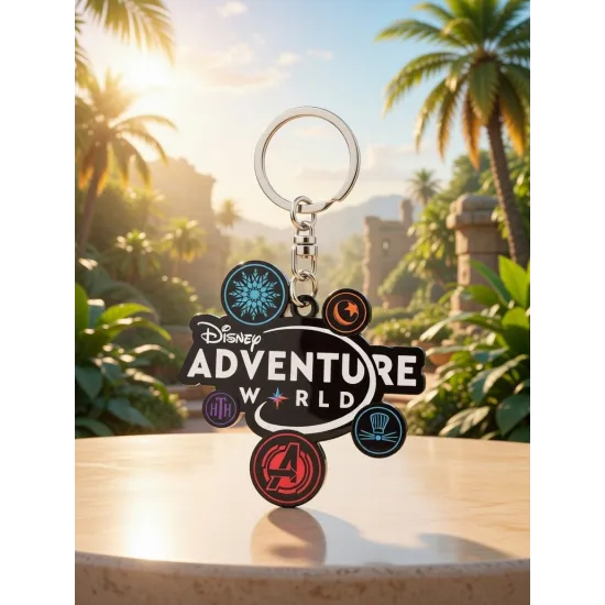 KEYCHAIN ADVENTURE WORLD DISNEYLAND PARIS