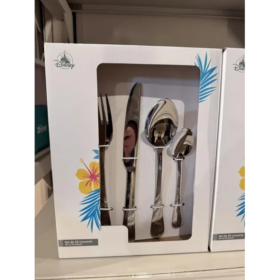 SET DE 24 COUVERTS LILO ET STITCH COLLECTION HAWAII DISNEYLAND PARIS