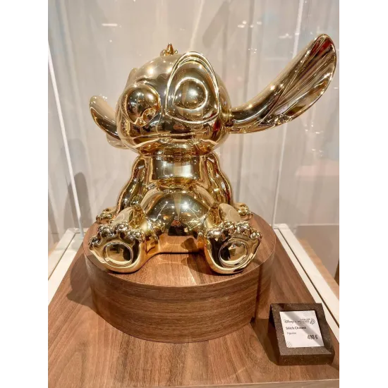 FIGURINE STITCH ASSIS CHROME LEBLON DELIENNE DISNEYLAND PARIS