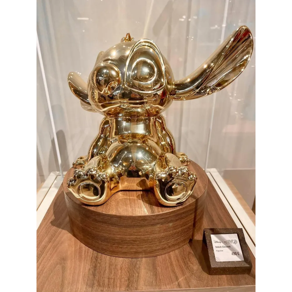 FIGURINE STITCH ASSIS CHROME LEBLON DELIENNE DISNEYLAND PARIS