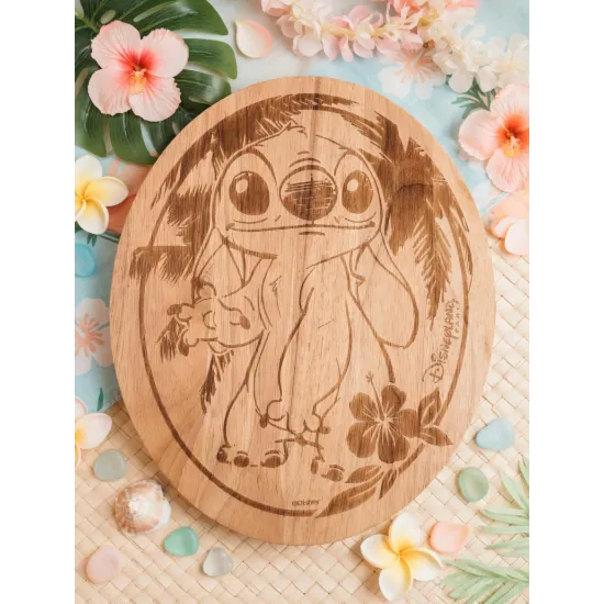 WOODEN BOARD STITCH COLLECTION HAWAII DISNEYLAND PARIS