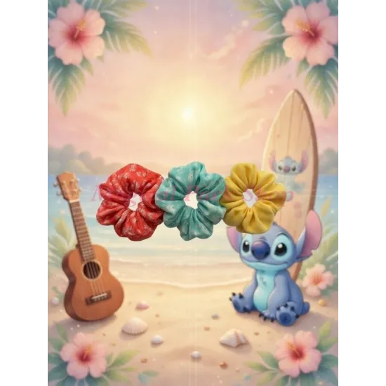 Elastic Hair Ties Stitch Chill and Relax Disneyland Paris