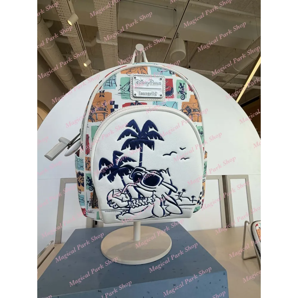 SAC A DOS LOUNGEFLY STITCH HAWAII CHILL AND RELAX DISNEYLAND PARIS