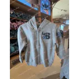 SWEAT A CAPUCHE ZIPPE STITCH GRIS ENFANT DISNEYLAND PARIS