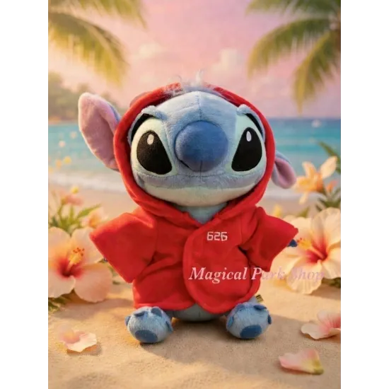 PLUSH STITCH IN RED ROBE DISNEYLAND PARIS