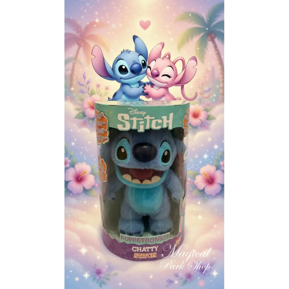 Interaktives Stitch oder Angel Disney Plüschtier – Puppetronics Chatty Stitch / Angel
