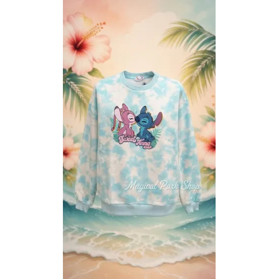 Disney Stitch & Angel Sweatshirt – Lilo & Stitch tie-dye sweatshirt