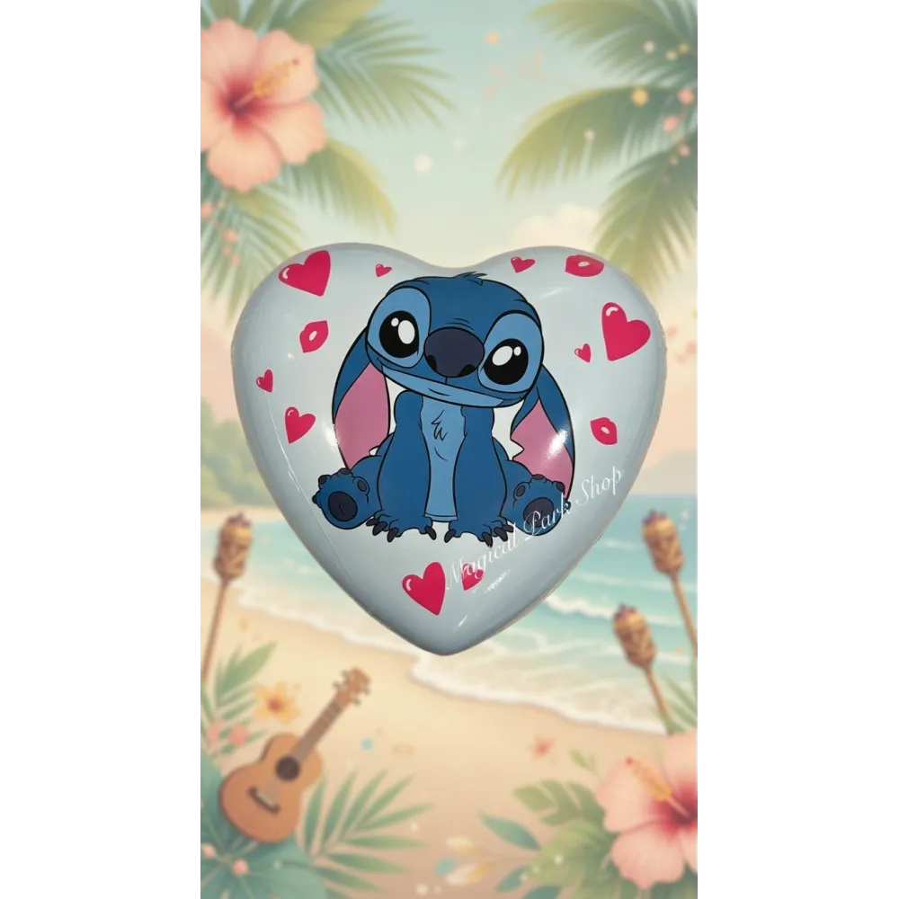Boîte cœur chocolat Stitch & Angel Disney – Bonbons Lilo & Stitch