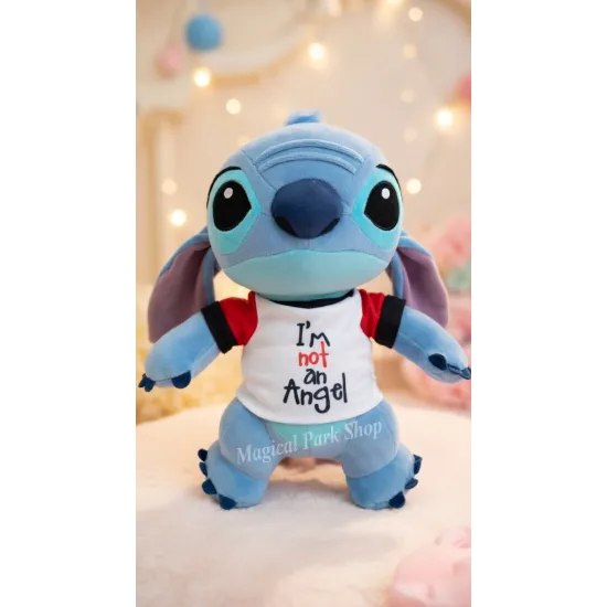 Stitch Plush “I’m not an Angel” Disney – Lilo & Stitch Plush
