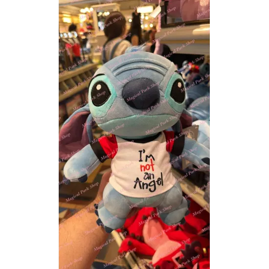 Peluche Stitch “I’m not an Angel” Disney – Peluche Lilo & Stitch