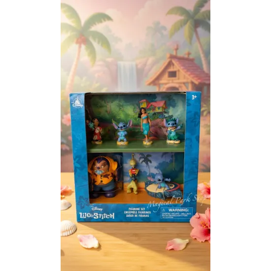 Lilo & Stitch Disney Figurine Set – Collectible Figurines Box