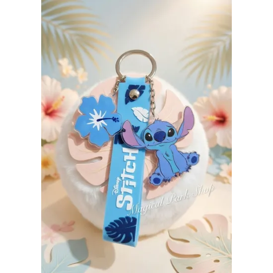 Acrylic Stitch tropical Disney keychain