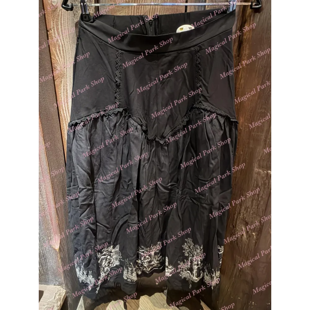 Jupe longue noire Gothique Phantom Manor Disneyland Paris