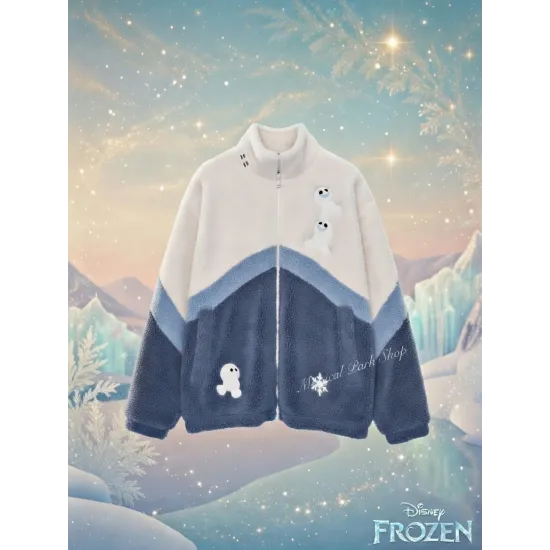 Sherpa Fleece Jacket for Adults snowgies – World of Frozen Disneyland Paris