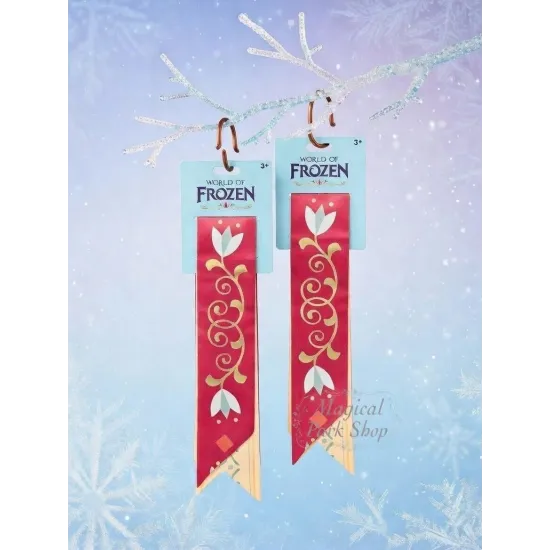 Nœud à nouer pour cheveux Rouge– Accessoire coiffure WORLD OF FROZEN
