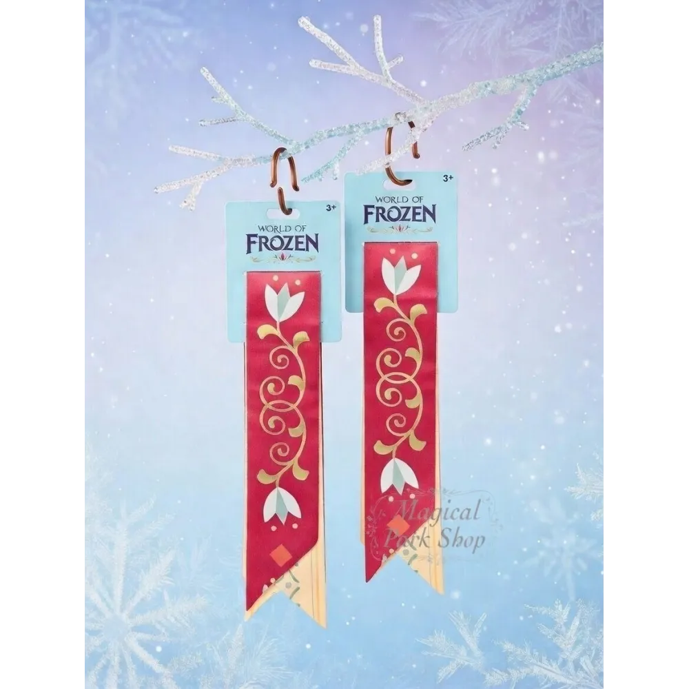 Haarschleife zum Binden Rot– Haaraccessoire WORLD OF FROZEN