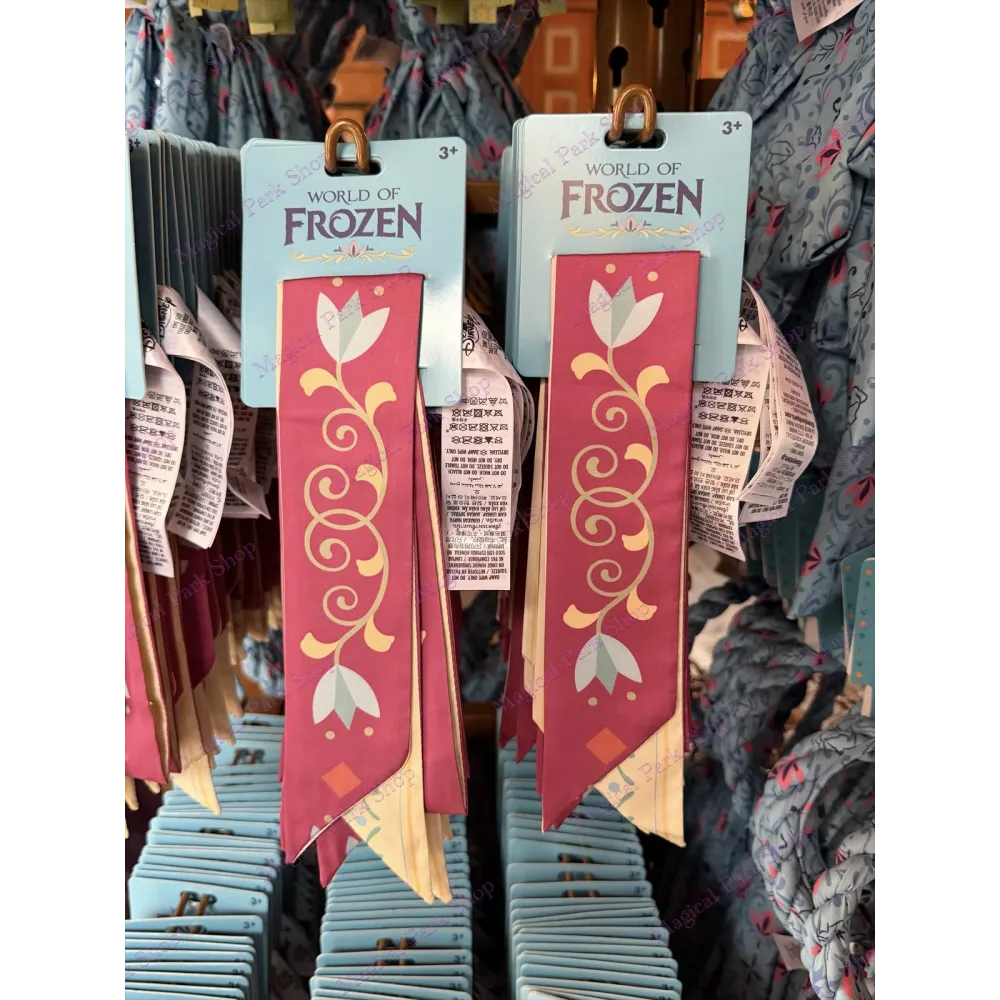 Tie-on Hair Bow Red– Hair Accessory WORLD OF FROZEN