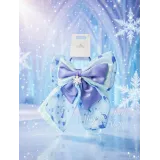 Elastic Hair Bow Elsa "Frozen Queen" Silver Snowflake World of frozen