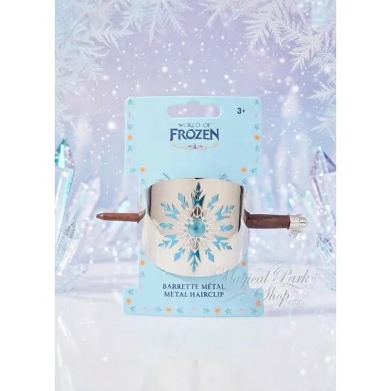 Metal Hair Barrette "Elsa's Snowflake" - World of Frozen Disney