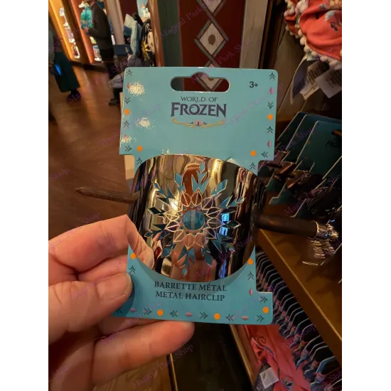 Metal Hair Barrette "Elsa's Snowflake" - World of Frozen Disney