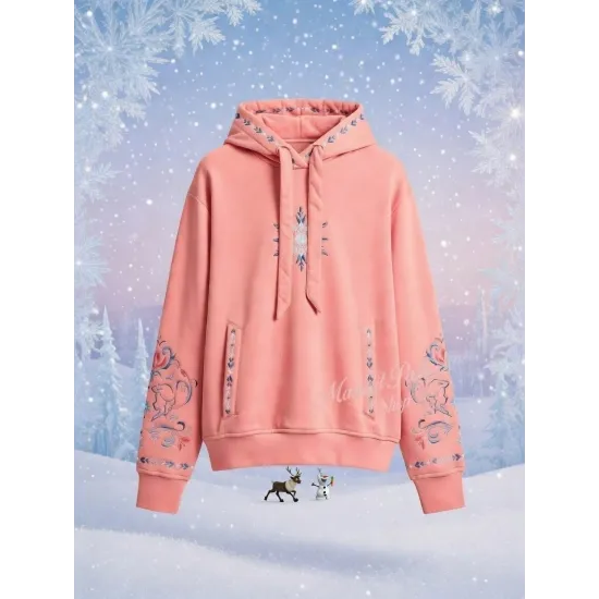 Coral Hooded Sweatshirt Anna & Elsa – World of Frozen Disneyland Paris