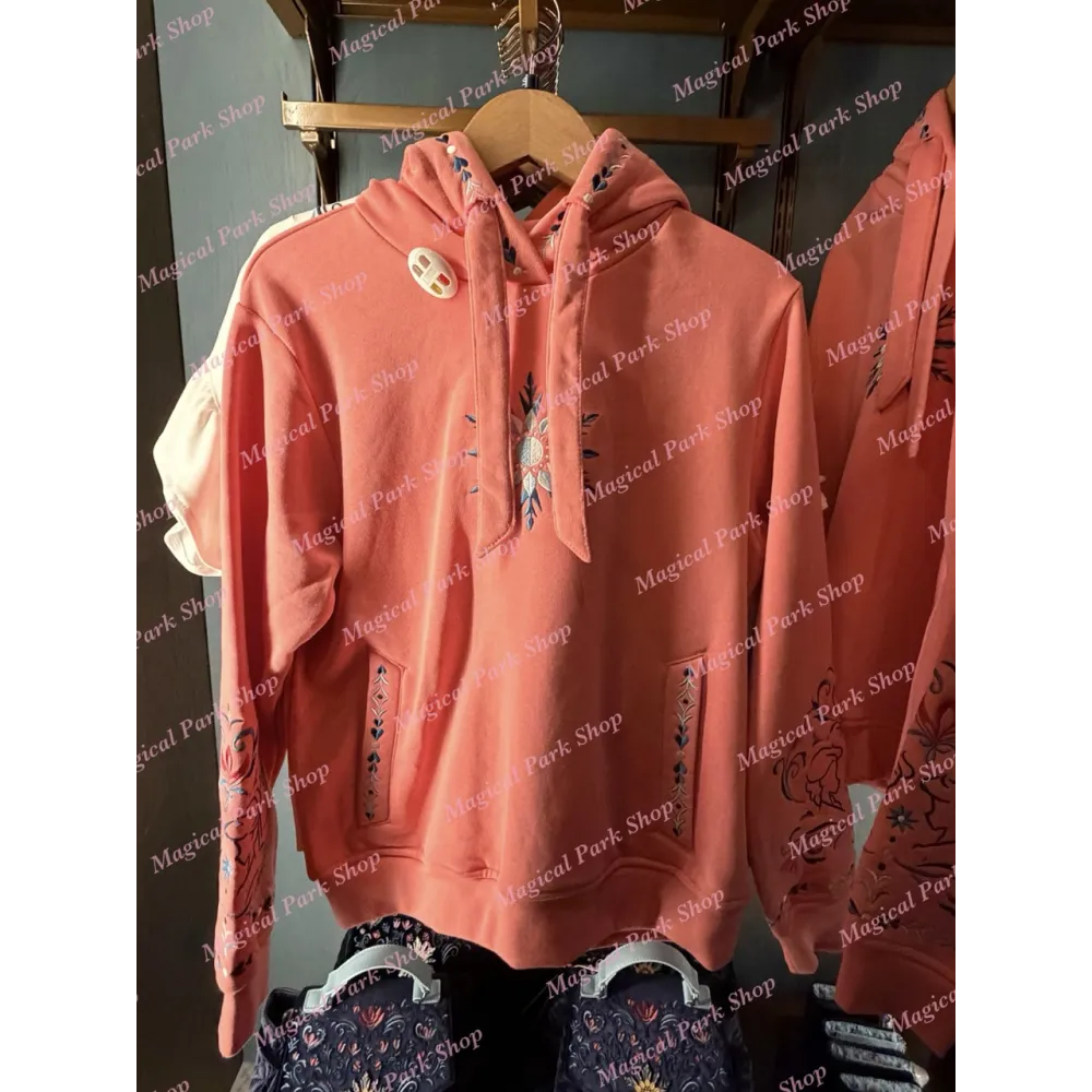 Coral Hooded Sweatshirt Anna & Elsa – World of Frozen Disneyland Paris