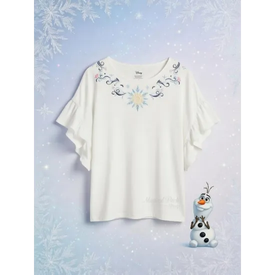 Embroidered Arendelle T-Shirt – World of Frozen Disneyland Paris