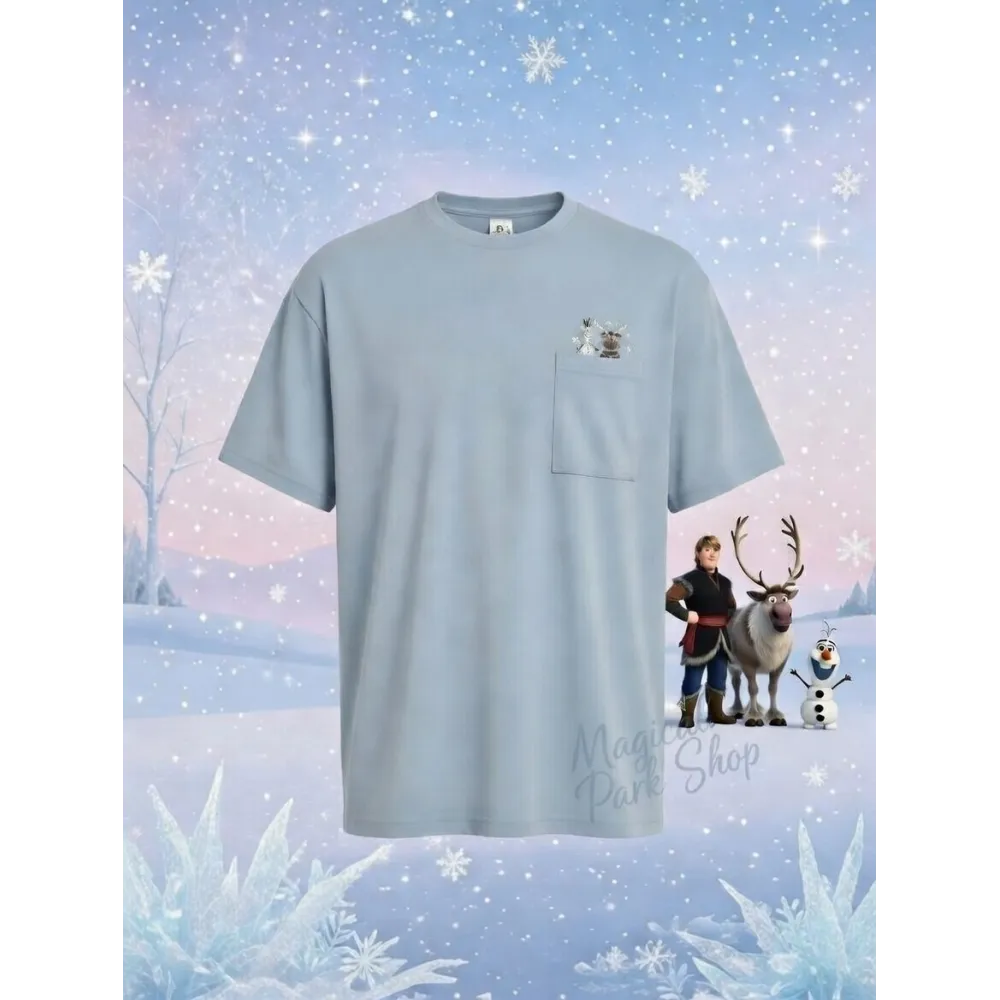 Camiseta de Adulto Olaf y Sven – World of Frozen Disneyland Paris