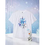 Adult T-shirt Olaf Arendelle Castle – World of Frozen Disneyland Paris